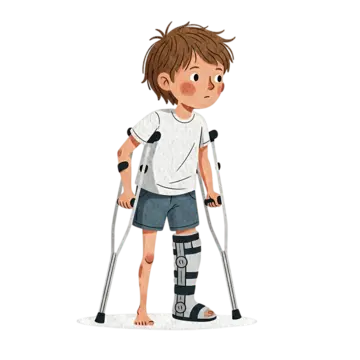 enfant avec béquille.webp